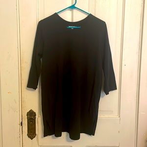 Black half sleeve shirt